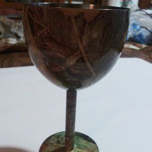 River Edge Camo Wine Glass